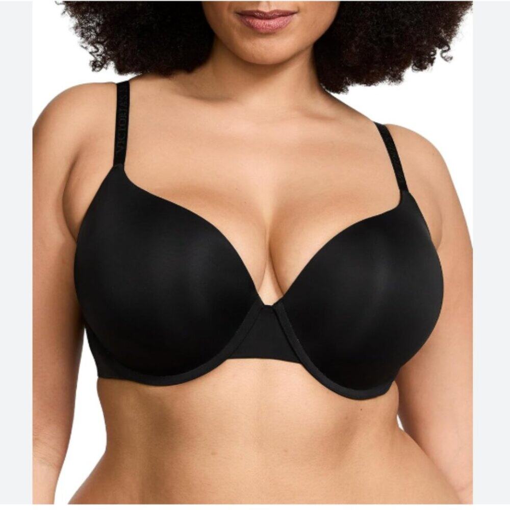 Victoria Secret Full Coverage Push-Up Black Bra Size 36D